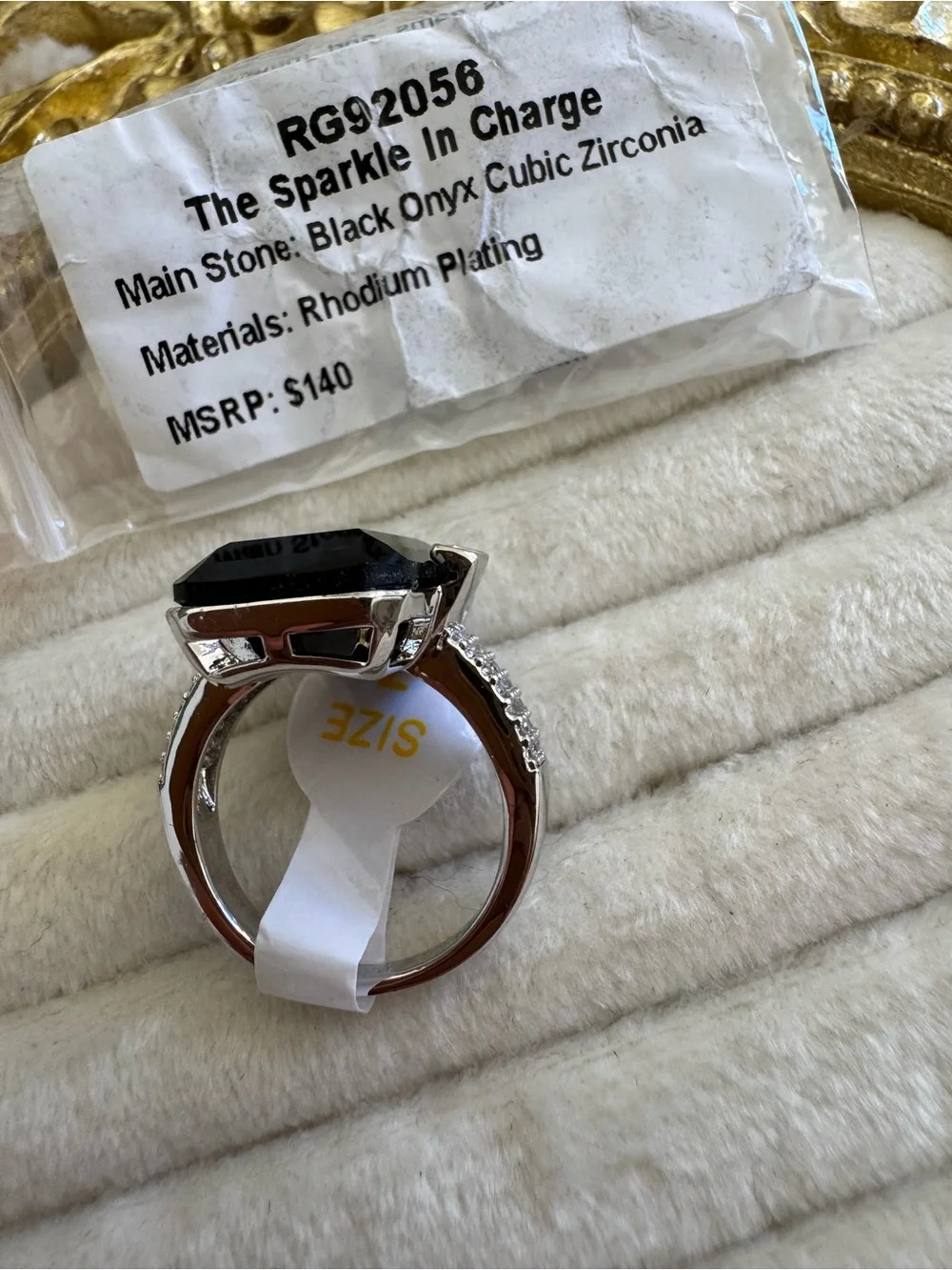 Sparkle in Charge - Black Onyx CZ Rhodium - Bomb Party OG